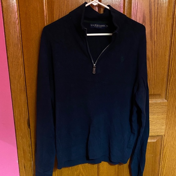 U.S. Polo Assn. Other - U.S. Polo Assn. Men's Navy Zip-Up Sweater